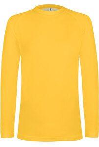 ProAct PA005 - T-SHIRT DOUBLE PEAU SPORT MANCHES LONGUES UNISEXE Sporty Yellow