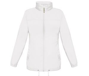 B&C BC302 - Coupe vent Femme Blanc