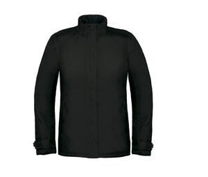 B&C BC333 - Veste À Capuche Femme Fermeture Éclair Noir