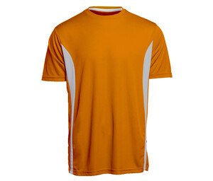Pen Duick PK100 - Tee-Shirt Sport Homme Quick Dry Orange/Light Grey