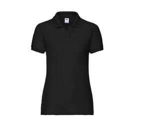 Fruit of the Loom SC281 - Polo Piqué Femme Noir