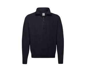 Fruit of the Loom SC376 - Sweat Homme Col Zippé Coton