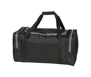 Black&Match BM907 - Grand Sac de Sport et de Voyage 55 Litres Black/Silver