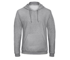 B&C ID203 - Sweatshirt À Capuche Heather Grey