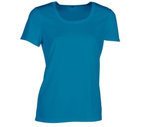 Sans Étiquette SE101 - Tee-Shirt Respirant Femme Electric Blue