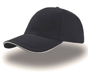 Atlantis AT003 - Casquette 6 Panneaux Sandwich Navy/White