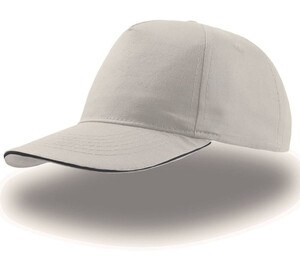 Atlantis AT004 - Casquette 5 Panneaux Blanc/Navy