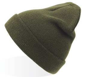 Atlantis AT010 - Bonnet avec Revers Vert Olive