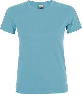 SOL'S 01825 - REGENT WOMEN Tee Shirt Femme Col Rond Bleu atoll