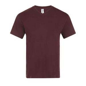 SOL'S 11150 - VICTORY Tee Shirt Homme Col ‘’V’’ Oxblood