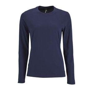 SOL'S 02075 - Imperial LSL WOMEN Tee Shirt Femme Manches Longues French Navy