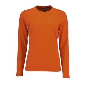 SOL'S 02075 - Imperial LSL WOMEN Tee Shirt Femme Manches Longues Orange