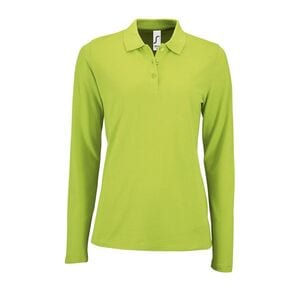 SOL'S 02083 - Perfect Lsl Women Polo Piqué Manches Longues Femme Apple Green