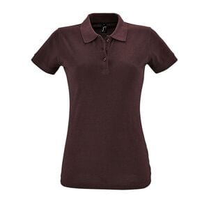 SOL'S 11347 - PERFECT WOMEN Polo Femme Oxblood chiné