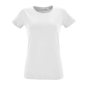 SOL'S 02758 - Regent Fit Women Tee Shirt Femme Col Rond Ajusté Blanc