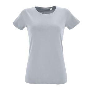 SOL'S 02758 - Regent Fit Women Tee Shirt Femme Col Rond Ajusté Pure Grey