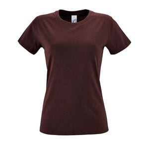 SOL'S 01825 - REGENT WOMEN Tee Shirt Femme Col Rond Bourgogne