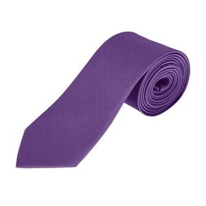 SOL'S 02932 - Garner Cravate En Satin De Polyester Dark Purple