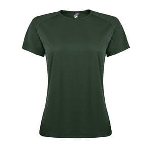 SOL'S 01159 - SPORTY WOMEN Tee Shirt Femme Manches Raglan Forest Green