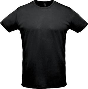 SOL'S 02995 - Sprint Tee Shirt Sport Unisexe Noir