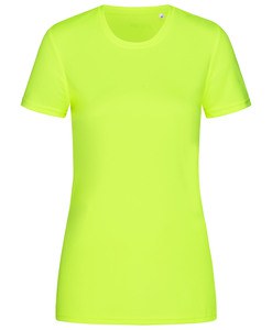 Stedman STE8100 - Tee-shirt col rond pour femmes SS ACTIVE SPORTS-T Cyber Yellow