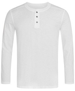 Stedman STE9460 - Tee-shirt Stedman à Manches Longues avec Boutons pour Homme