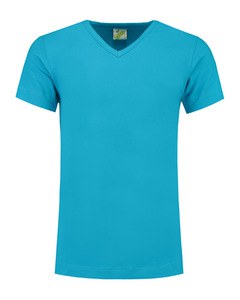 Lemon & Soda LEM1264 - T-shirt Col V SS Homme Turquoise