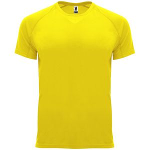 Roly CA0407 - BAHRAIN T-shirt technique manches courtes raglan Yellow