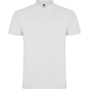 Roly PO6638 - STAR Polo homme manches courtes Blanc