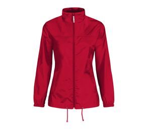 B&C BC302 - Coupe vent Femme Rouge