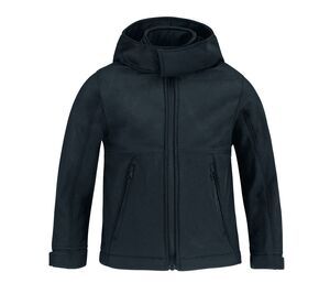 B&C BC651 - Polaire À Capuche Enfant Navy