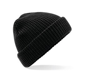 Beechfield BF422 - Bonnet maille gaufrée Noir