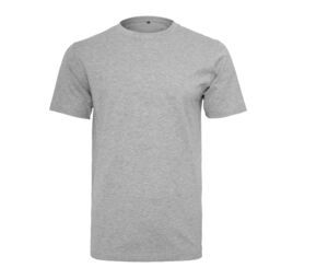Build Your Brand BY004 - T-shirt col rond Heather Grey