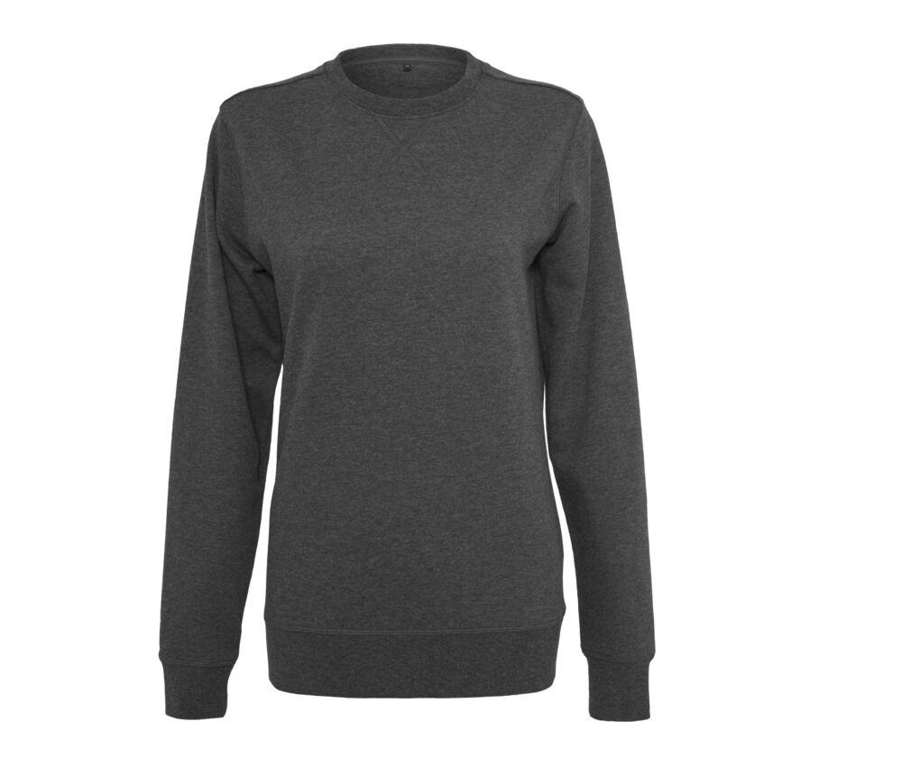 BUILD YOUR BRAND BY025 - Sweat femme léger col rond