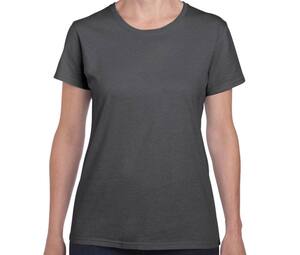 GILDAN GN182 - Tee-shirt col rond 180 femme Dark Heather