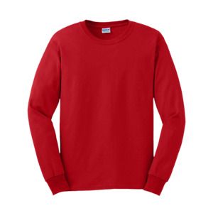 Gildan GN186 - T-Shirt Manches Longues Homme Ultra-T Rouge
