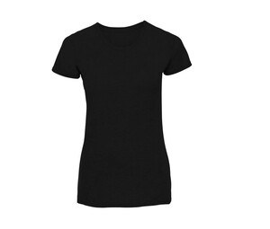 Russell JZ65F - Tee-Shirt Femme Manches Courtes HD Noir