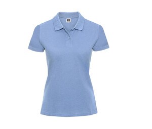 Russell JZ69F - Polo Piqué Femme 100% Coton Sky