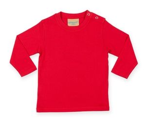 LARKWOOD LW021 - T-shirt manches longues bébé Rouge