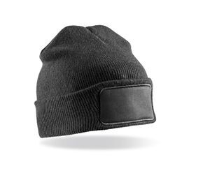 RESULT RC034 - DOUBLE KNIT THINSULATE™ PRINTERS BEANIE Noir