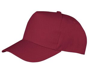 Result RC084 - Casquette 5 Panneaux Burgundy