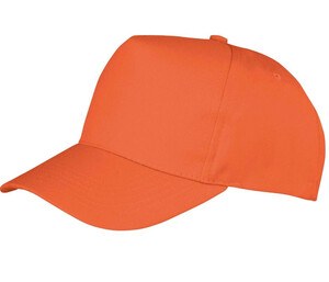 RESULT RC084J - Casquette enfant Boston Orange