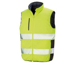 RESULT RS332 - Bodywarmer réversible Fluorescent Yellow/Navy