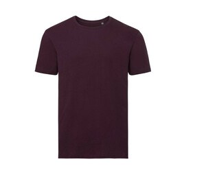 RUSSELL RU108M - T-shirt organique homme Burgundy