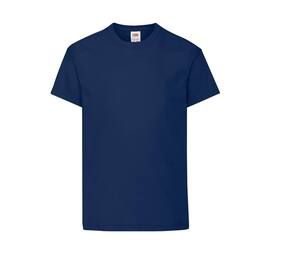 Fruit of the Loom SC1019 - Tee-Shirt Manches Courtes Enfant Navy