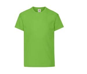 Fruit of the Loom SC1019 - Tee-Shirt Manches Courtes Enfant Lime