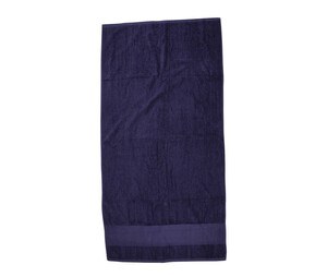 TOWEL CITY TC035 - Serviette de bain avec liteau Navy