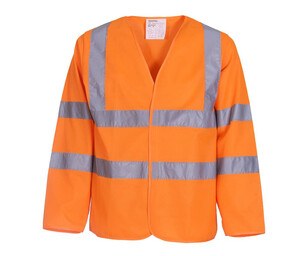 YOKO YK200 - Veste de sécurité manches longues Hi Vis Orange