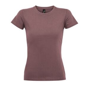 SOL'S 11502 - Imperial WOMEN Tee Shirt Femme Col Rond marron