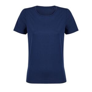 NEOBLU 03185 - Lucas Women Tee Shirt Manches Courtes  Jersey Mercerisé Femme Bleu intense